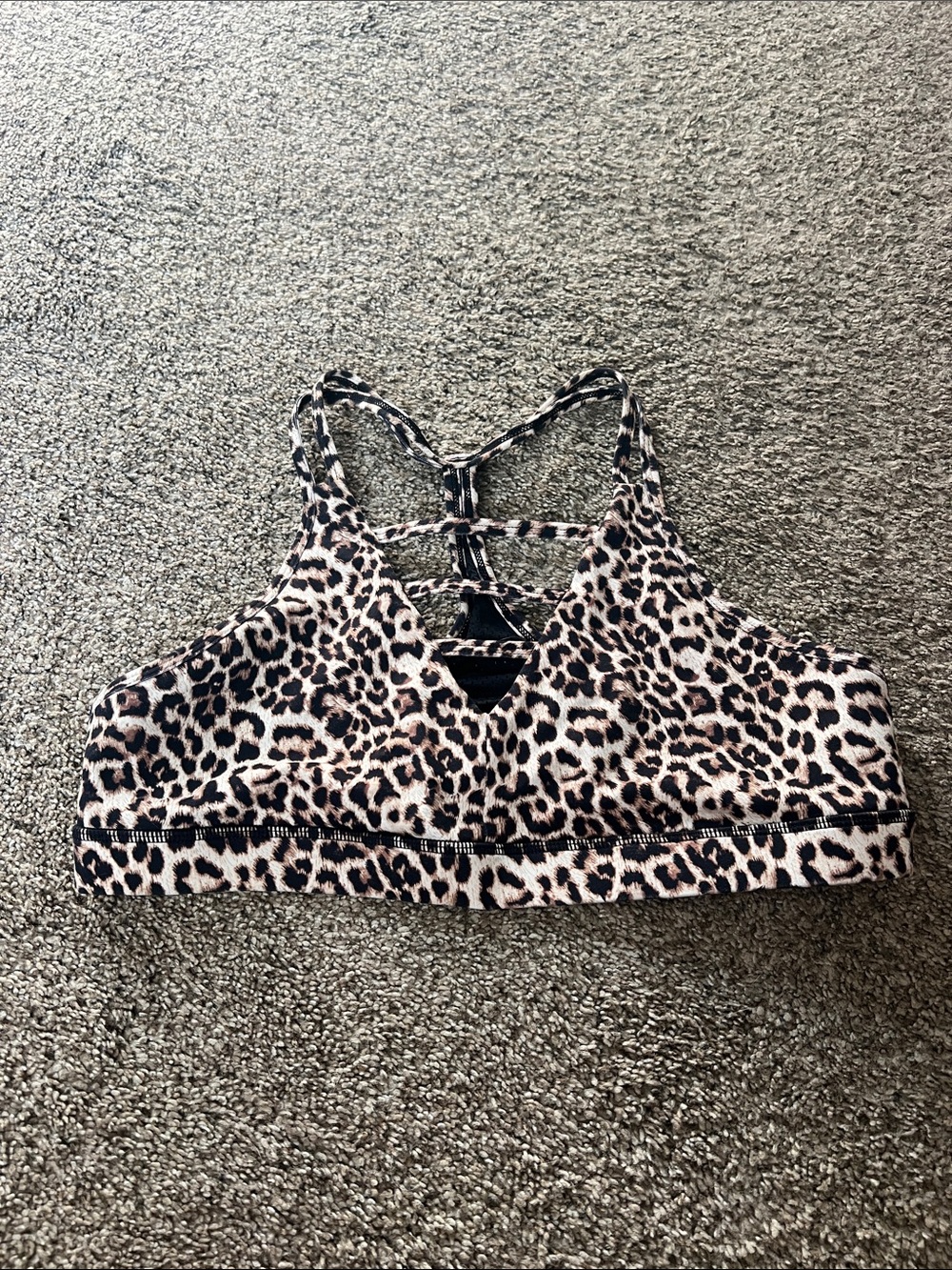 Zyia Leopard print sports bra